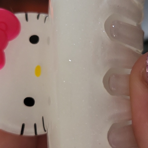 Combo sanrio hello kitty pink necklace, earrings hair clip - Picture 3 of 6